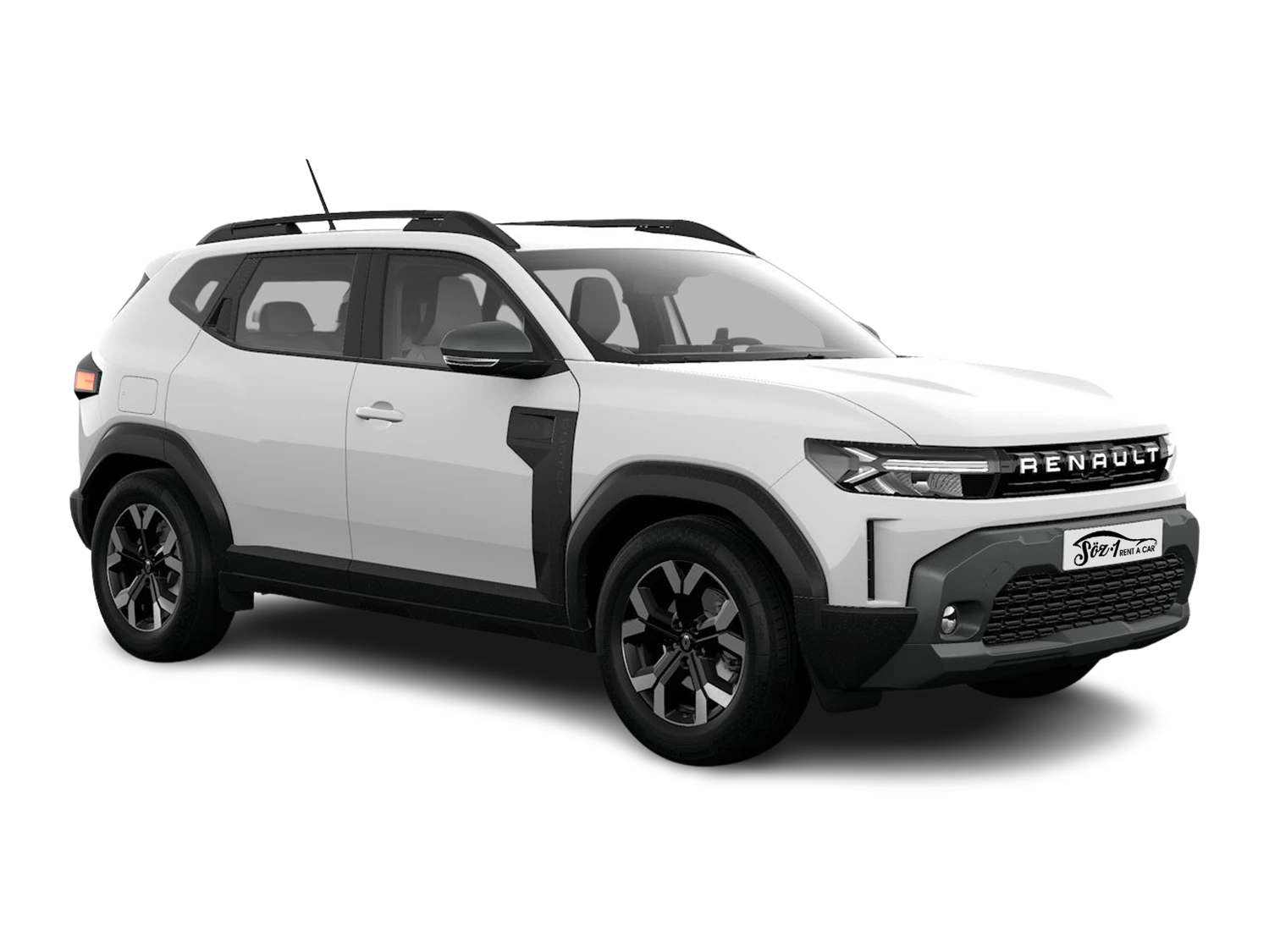 Söz1 filosundan beyaz Renault Duster